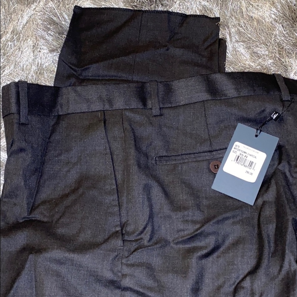 Monte Rosso - Charcoal Grey Wool Slacks